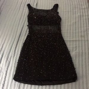 Black beaded dress